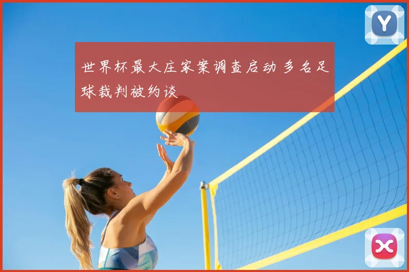 世界杯最大庄家案调查启动 多名足球裁判被约谈