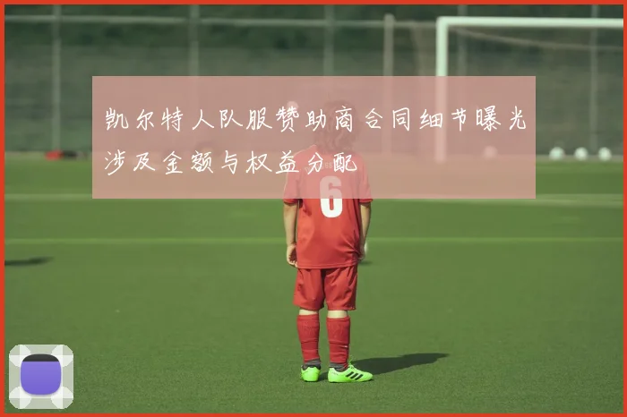 凯尔特人队服赞助商合同细节曝光涉及金额与权益分配