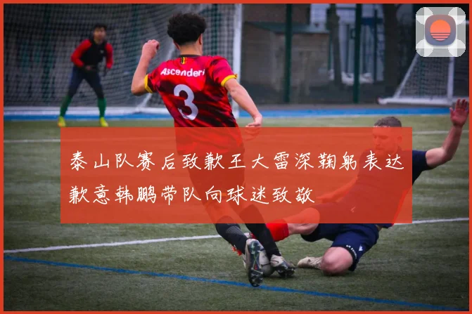 泰山队赛后致歉王大雷深鞠躬表达歉意韩鹏带队向球迷致敬