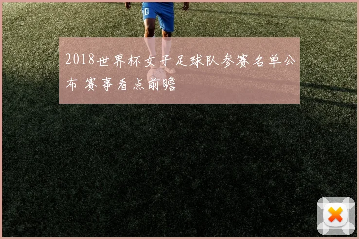 2018世界杯女子足球队参赛名单公布 赛事看点前瞻