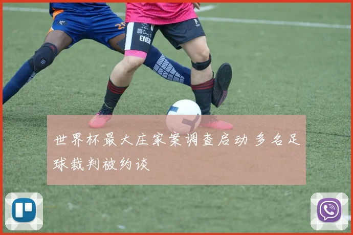 世界杯最大庄家案调查启动 多名足球裁判被约谈